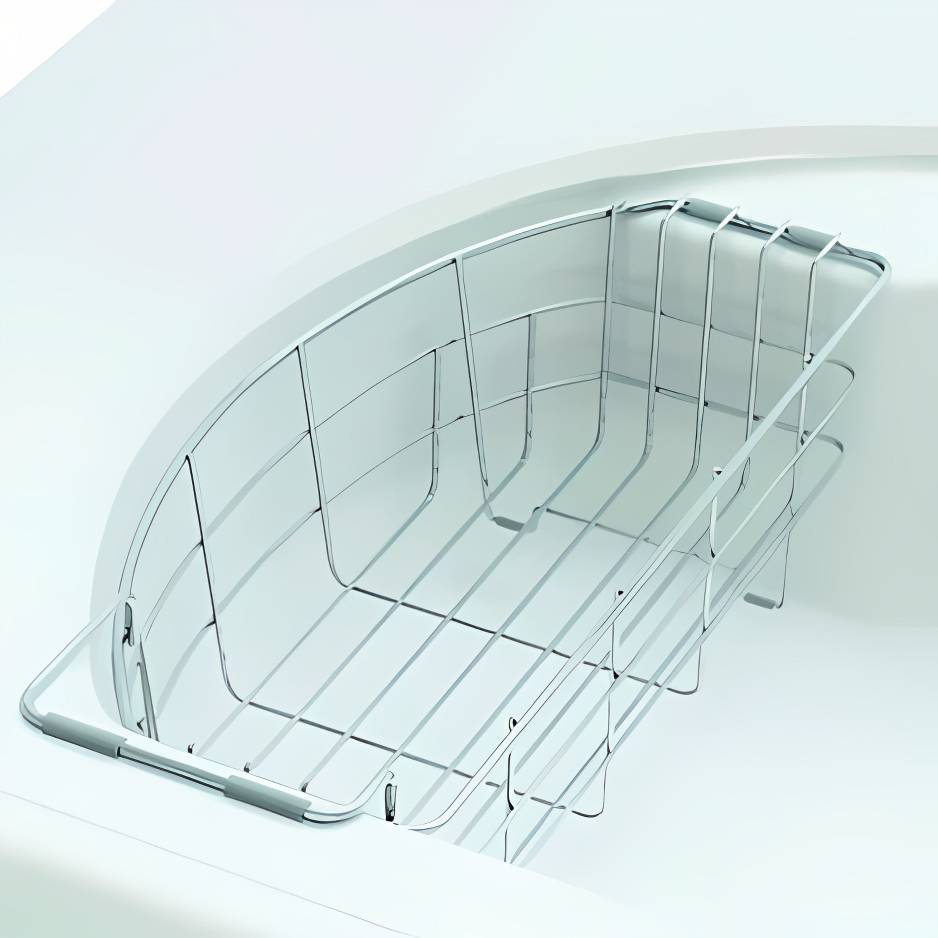 水切りカゴ 左置（エッグマルチシンク用） 450mmx200mmx深さ160mm