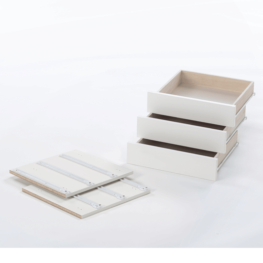 引出し(浅)3段 前板シートタイプ
