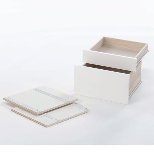 引出し(深浅)2段 前板シートタイプ