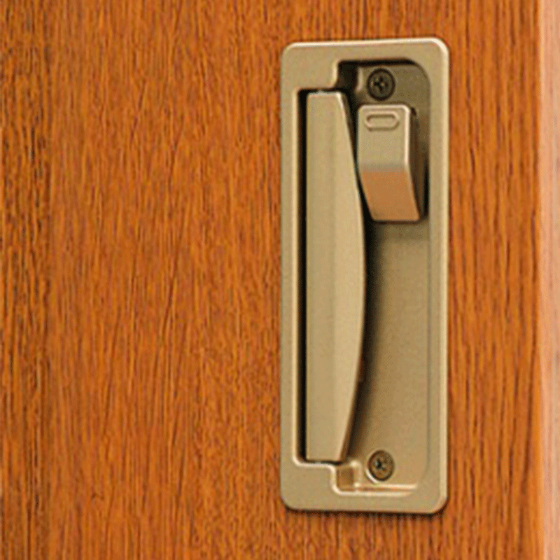 引き手　1型　Bタイプ（ゴールド）ロック機能付き