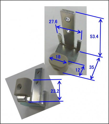 上吊連動引き戸　連動ガイドピース２型