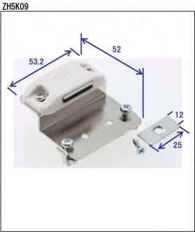 クローゼット　片扉マグネット（レール用）