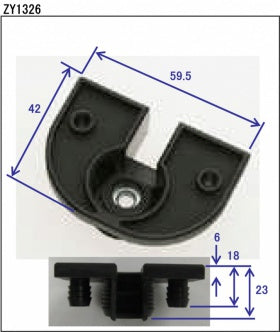 クローゼット　固定カップ2型（21mm用）