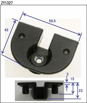 クローゼット　固定カップ1型（27mm用）