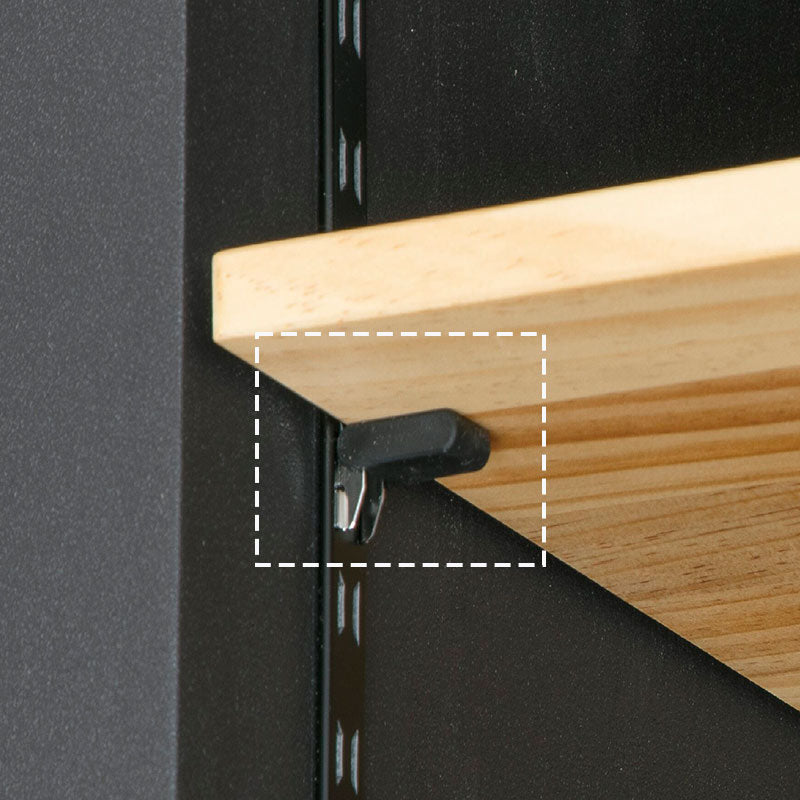 フラット棚柱用棚受け（追加用）,erabo,棚受けレールセット