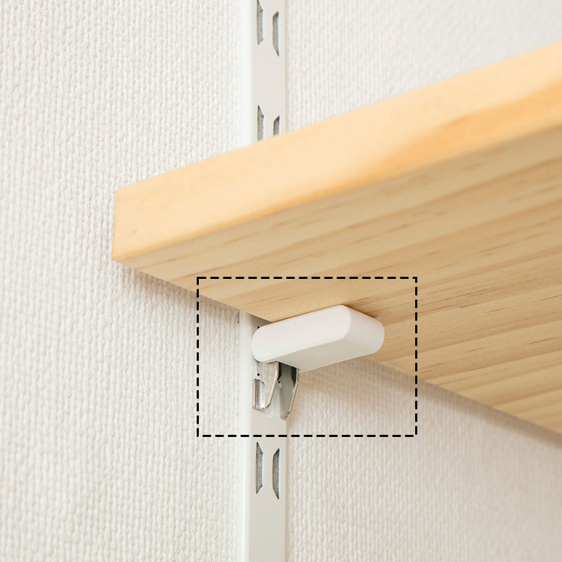 フラット棚柱用棚受け（追加用）,erabo,棚受けレールセット,レール