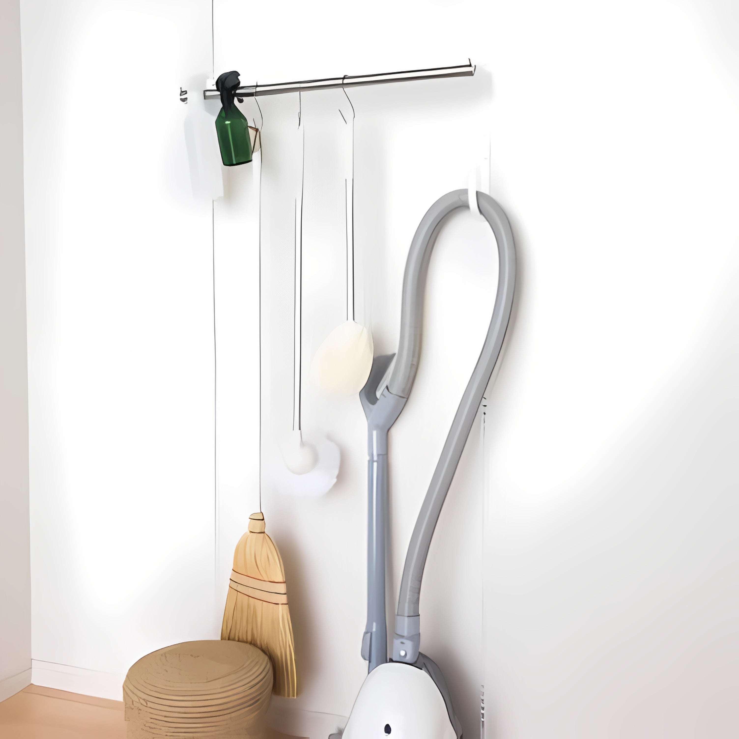 S字フック（4個入）,erabo,棚受けレールセット,棚受けレールオプション