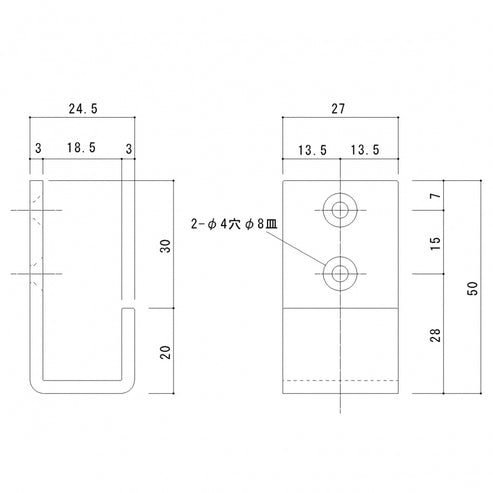 上吊引き戸 方立付けガイド1型 – ウッドワン パーツショップ