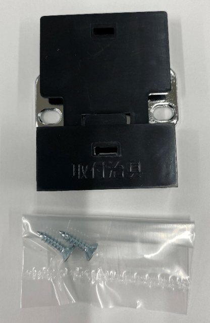 埋め込みドアストッパー　フラップ治具セット（ビス2本入り）